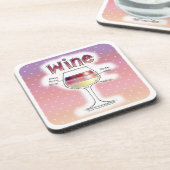 DESSOUS-DE-VERRE VIN, PLUS DE VIN, ENCORE PLUS DE VIN (Côté gauche)