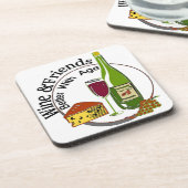 Dessous-de-verre Vins Et Amis Mieux Avec L'Âge (Côté gauche)