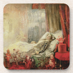 Dessous-de-verre Vintage conte de fées, des trucs dont les rêves so