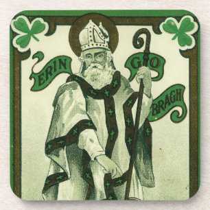 Dessous-de-verre Vintage - Erin Go Bragh - Vœux de la Saint-Patrick