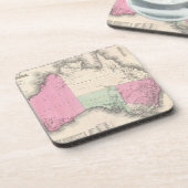 Dessous-de-verre Vintage map of Australia (Côté gauche)