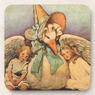 Dessous-de-verre Vintage Mother Goose Enfants Jessie Willcox Smith