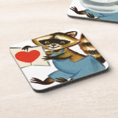 Dessous-de-verre Vintage Raccoon (Côté gauche)