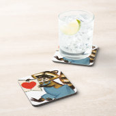 Dessous-de-verre Vintage Raccoon (Côté Droit)