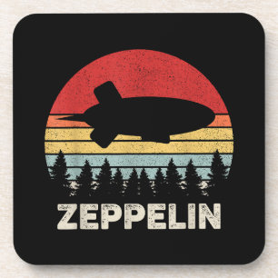 Dessous-de-verre Vintage Retro Zeppelin Chemise Dirigible