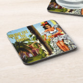 Dessous-de-verre Vintage voyage de danseuse cubaine (Côté gauche)