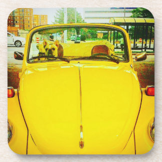 Dessous de verre vintages de voiture (placez de 6)