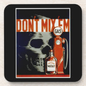 dessous de verre vintages "Ne pas mélanger" (Devant)