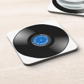 Dessous-de-verre Vinyl Record Album Design Beverage Coaster (Côté gauche)