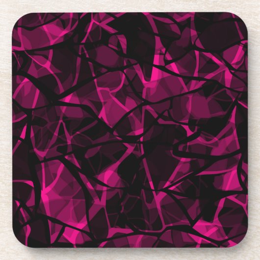 Dessous-de-verre violet Abstrait (Devant)
