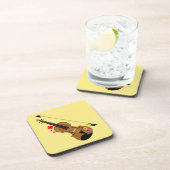 Dessous-de-verre Violoniste Joli Violon Floral (Côté Droit)