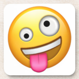 Dessous-de-verre Visage avec un grand et un petit oeil - Emoji