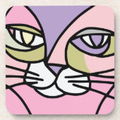 Dessous-de-verre Visage de chat (Devant)