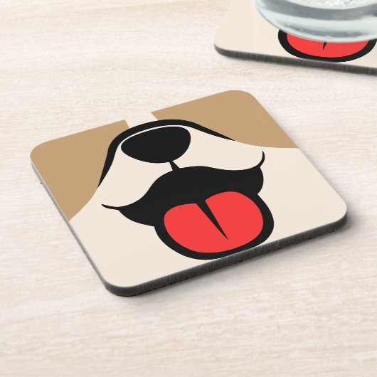 Dessous-de-verre Visage de chien (Côté gauche)