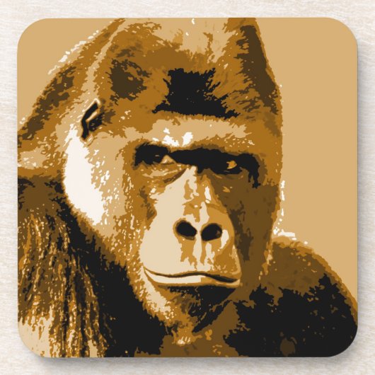 Dessous-de-verre Visage de Gorilla (Devant)