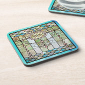 Dessous-de-verre Vitrail Art Déco 4 (Côté gauche)