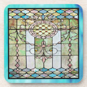 Dessous-de-verre Vitrail Art Déco 4 (Devant)