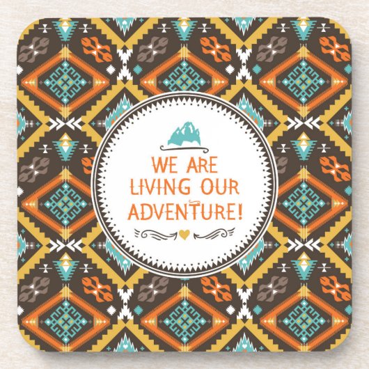 Dessous-de-verre Vivant notre aventure (Devant)