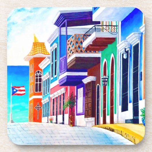 Dessous-de-verre ¡Vive Porto Rico ! (Devant)
