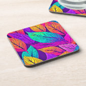 Dessous-de-verre Vivid Motif feuille (Côté gauche)