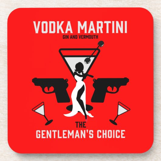Dessous-de-verre Vodka Martini Drink Gift (Devant)