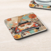 Dessous-de-verre Voiture rétro (Côté gauche)