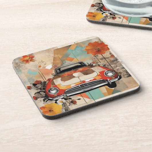 Dessous-de-verre Voiture rétro (Côté gauche)