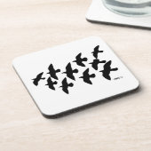 Dessous-de-verre Vol de pigeons (Côté gauche)