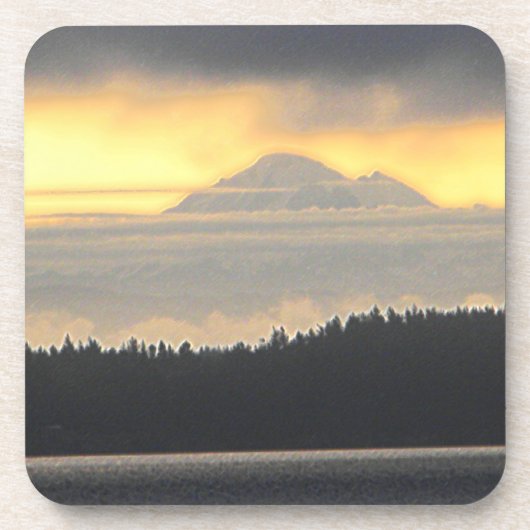 Dessous-de-verre Volcan Mt. Baker (Devant)