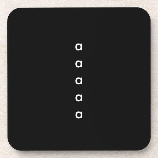 Dessous-de-verre Votre texte sélectionné (Devant)