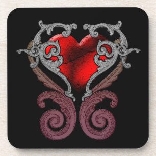 Dessous-de-verre Vous Avez Mon Coeur (Rouge)