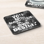 Dessous-de-verre Vous êtes le concepteur de votre propre destin (Côté gauche)