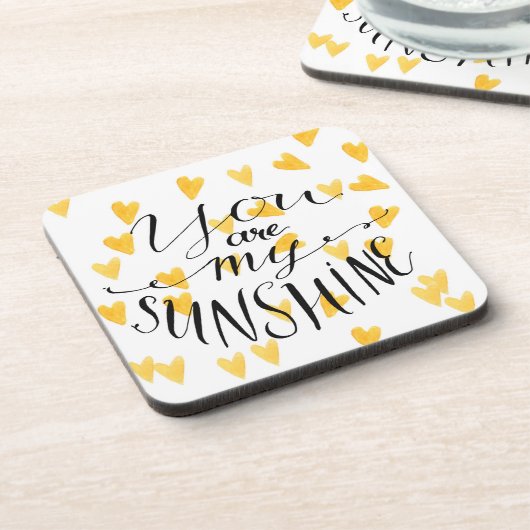 Dessous-de-verre Vous êtes mon soleil (Côté gauche)