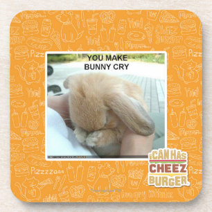 Dessous-de-verre Vous faites le lapin pleurer