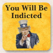 Dessous-de-verre Vous Serez Indiqué Beverage Coaster (Devant)