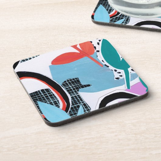 Dessous-de-verre Voyage Abstrait (Côté gauche)