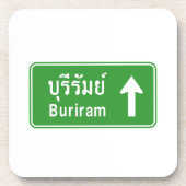 Dessous-de-verre Voyage de Buriram ⚠ Thaïlande ⚠ (Devant)