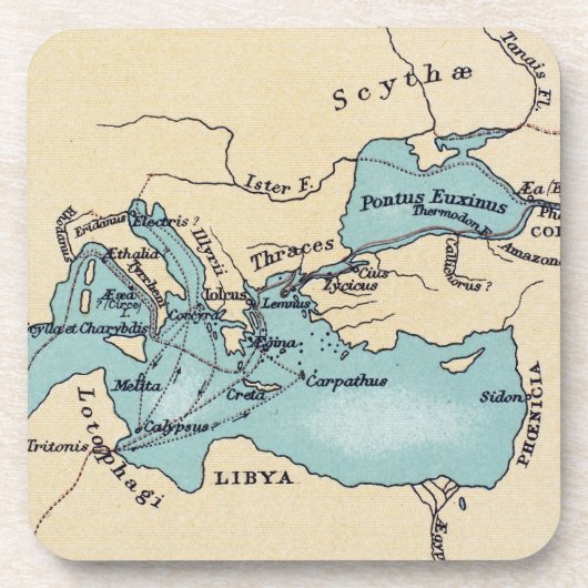 DESSOUS-DE-VERRE VOYAGE DES ARGONAUTES (Devant)