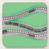 Dessous-de-verre Voyage en train (Devant)