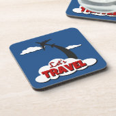 Dessous-de-verre Voyageons (Côté gauche)