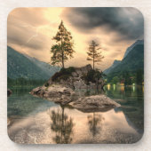 Dessous-de-verre Voyages nature - Montagnes d'eau Paysage (Devant)