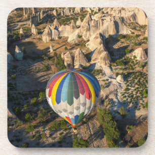 Dessous-de-verre Vue aérienne de ballons à air chaud, Cappadoce