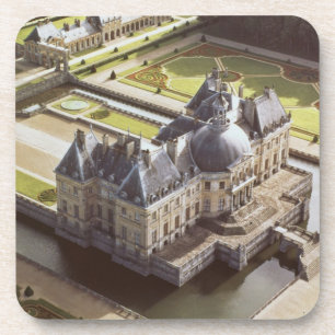 Dessous-de-verre Vue aérienne du château, conçue pour Nicholas