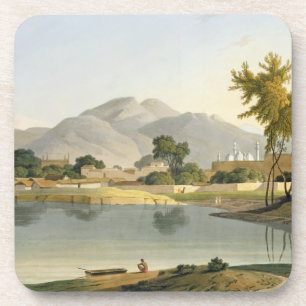 Dessous-de-verre Vue chez Nijeibabad, près du Coaduwar Gaut, Rohilc