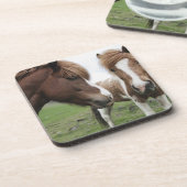 Dessous-de-verre Vue de cheval, plan rapproché (Côté gauche)