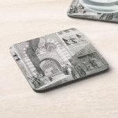 Dessous-de-verre Vue de la porte d'Okal Kaid-Bey, des 'monuments (Côté gauche)