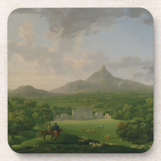Dessous-de-verre Vue de Powerscourt, comté Wicklow, c.1760-2 (huile (Devant)