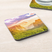 Dessous-de-verre Vue de tunnel de parc national de Yosemite (Côté gauche)