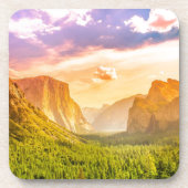 Dessous-de-verre Vue de tunnel de parc national de Yosemite (Devant)