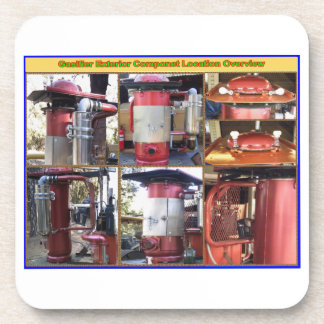 Dessous-de-verre Vue d'ensemble de l'extérieur de l'aspirateur